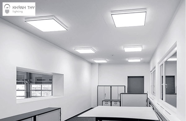 Đèn LED ốp trần thường được sử dụng cho trần thạch cao hoặc trần bê tông